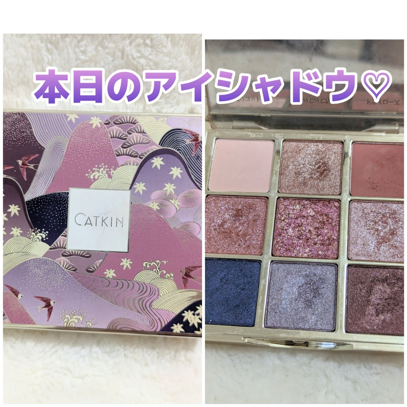 長相思シリーズ 9色アイシャドウパレット/CATKIN/アイシャドウパレットを使ったクチコミ(1枚目)