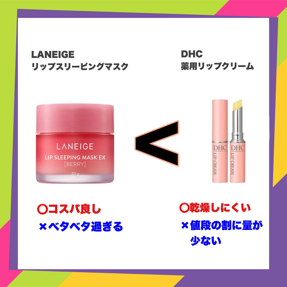 DHC 薬用リップクリーム/DHC/リップクリームを使ったクチコミ（3枚目）