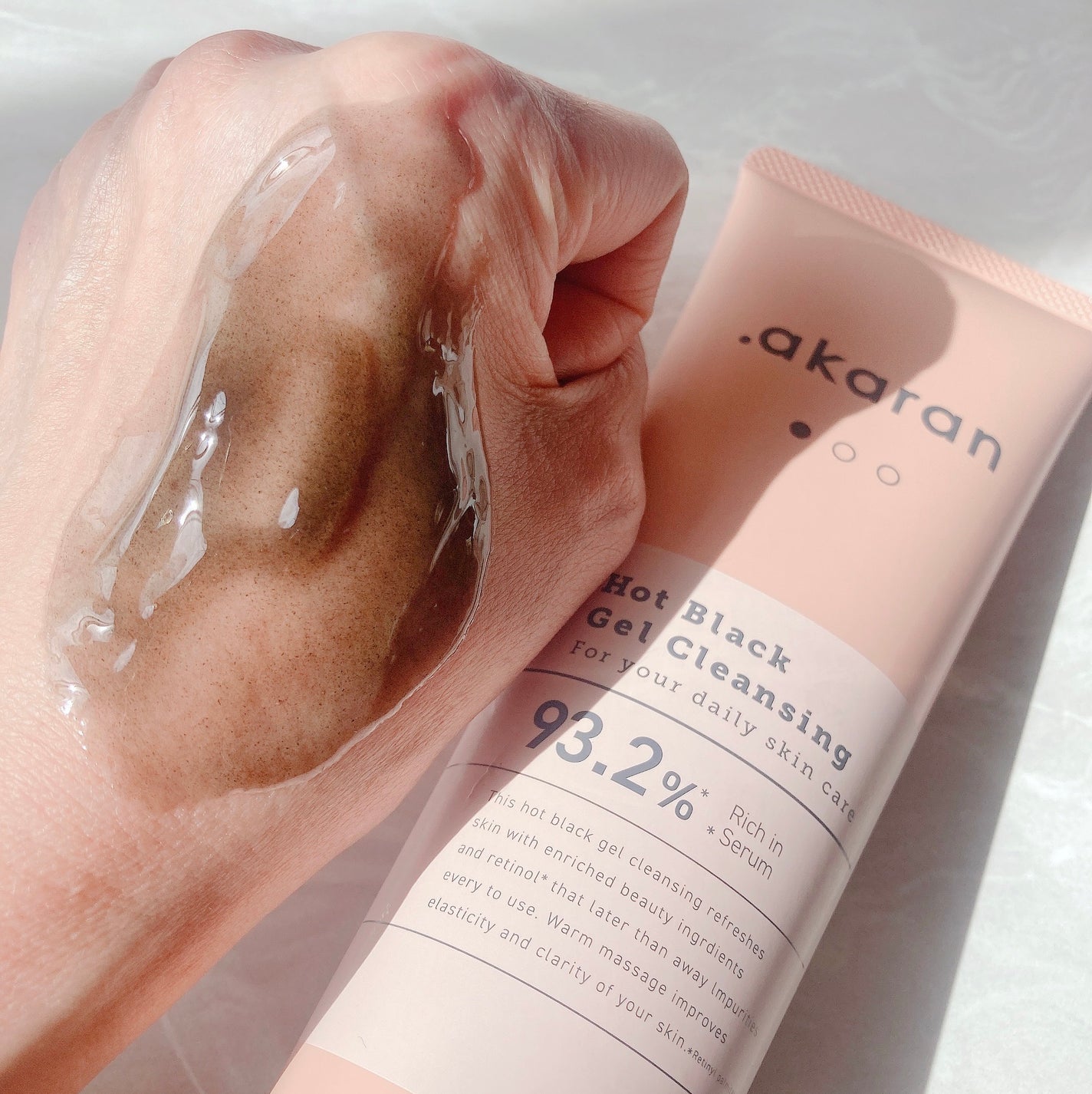 ホットブラックジェルクレンジング/.akaran/クレンジングジェルを使ったクチコミ(3枚目)
