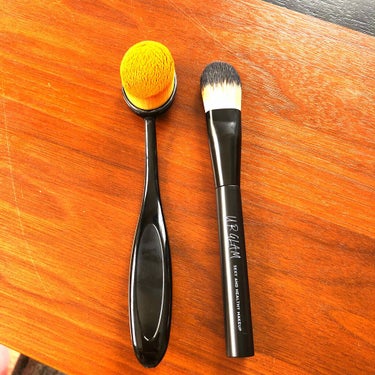 UR GLAM　FOUNDATION BRUSH（ファンデーションブラシ）/U R GLAM/メイクブラシを使ったクチコミ（2枚目）