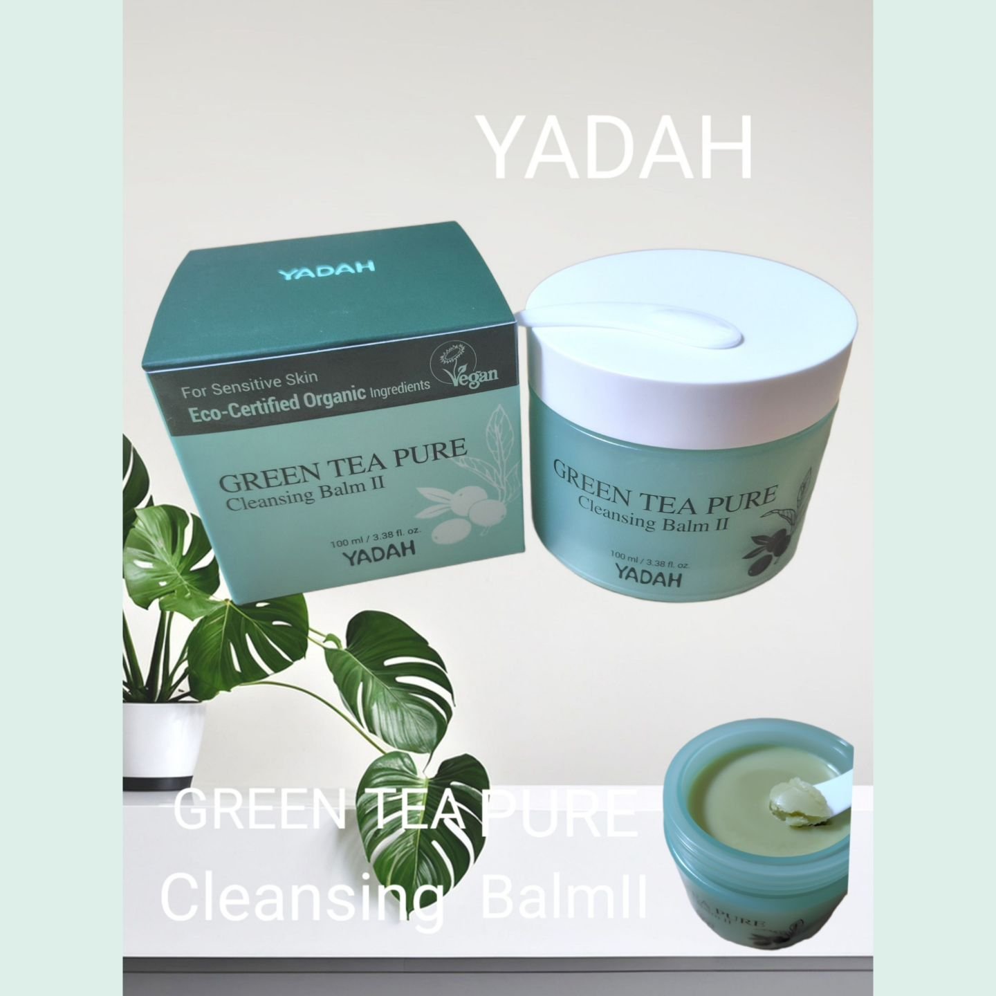 グリーンティーピュアクレンジングバームⅡ/YADAH/クレンジングバームを使ったクチコミ（1枚目）