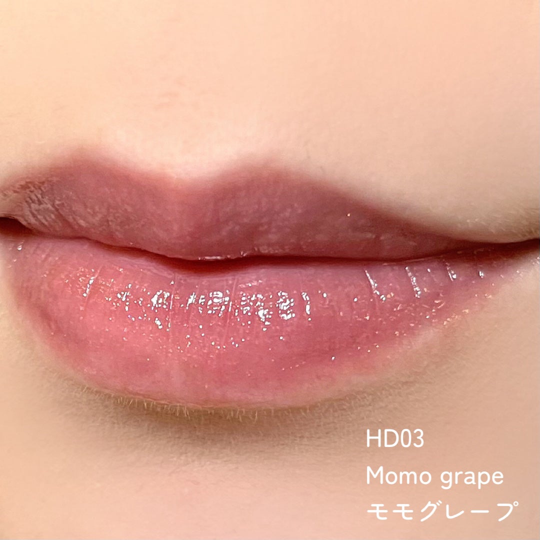 アンドバイロムアンド グラッシーボムティント/&nd by rom&nd/リップティントを使ったクチコミ(3枚目)