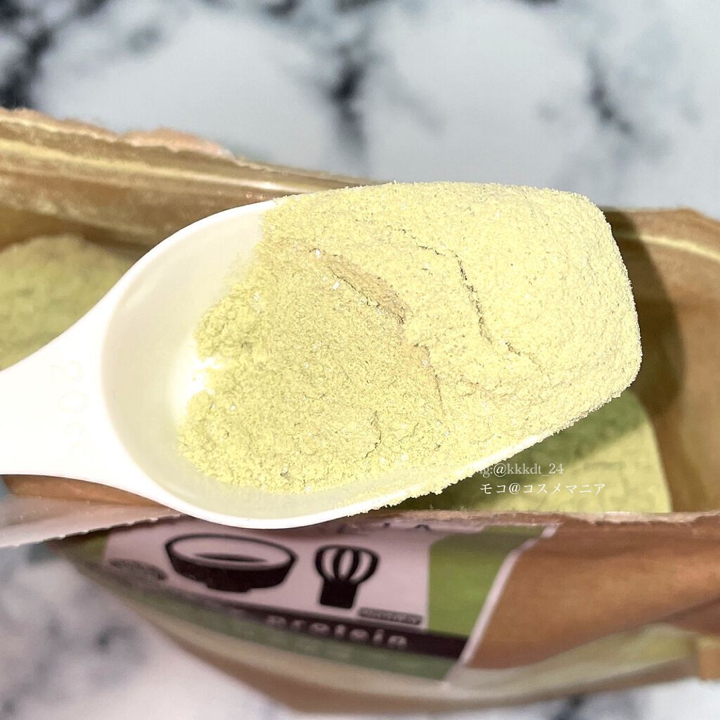 MATCHA PURE(プロテインパウダー)/ピュアパートナー/ソイプロテインを使ったクチコミ(3枚目)