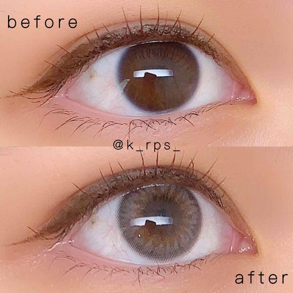 ダズリング3カラーワンデー(Dazzling 3color 1day )/OLOLA/ワンデー(1DAY)カラコンを使ったクチコミ(3枚目)