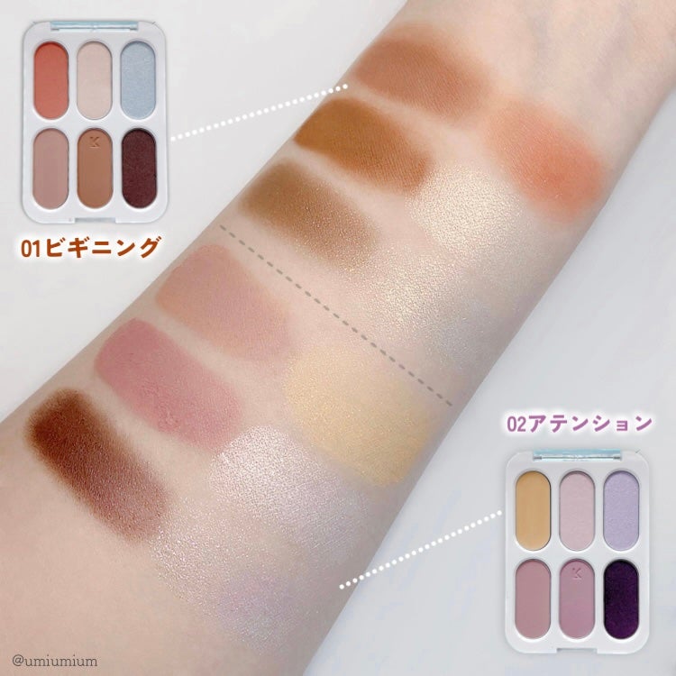 フォーエバー6アイパレット/Laka/アイシャドウパレットを使ったクチコミ(5枚目)