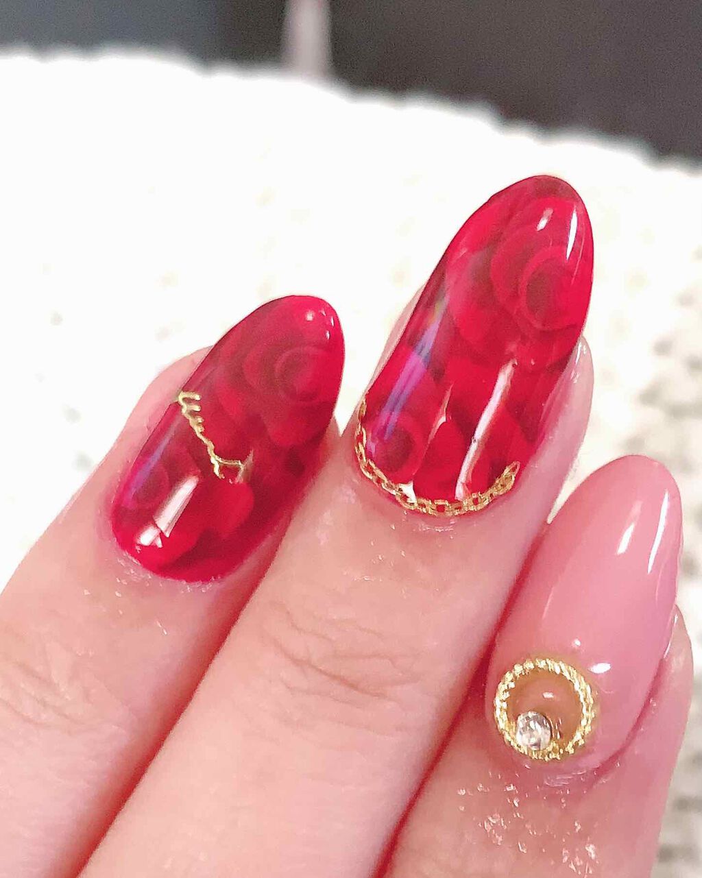 ネイルパーツ/セリア/ネイルチップ・パーツを使ったクチコミ（2枚目）