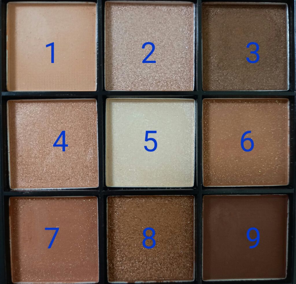 UR GLAM BLOOMING EYE COLOR PALETTE/U R GLAM/アイシャドウパレットを使ったクチコミ(2枚目)