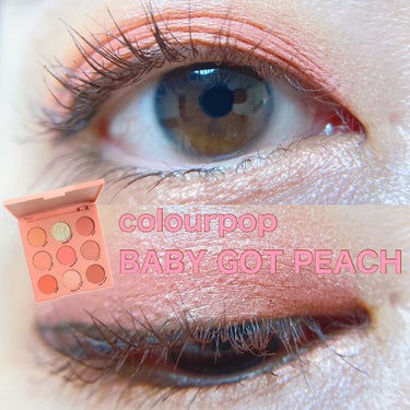 Eye Palette-Baby Got Peach /ColourPop/アイシャドウパレットを使ったクチコミ（1枚目）