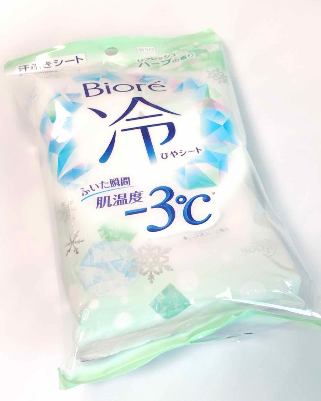 ビオレ冷シート リフレッシュハーブの香り/ビオレ/ボディシートを使ったクチコミ(1枚目)