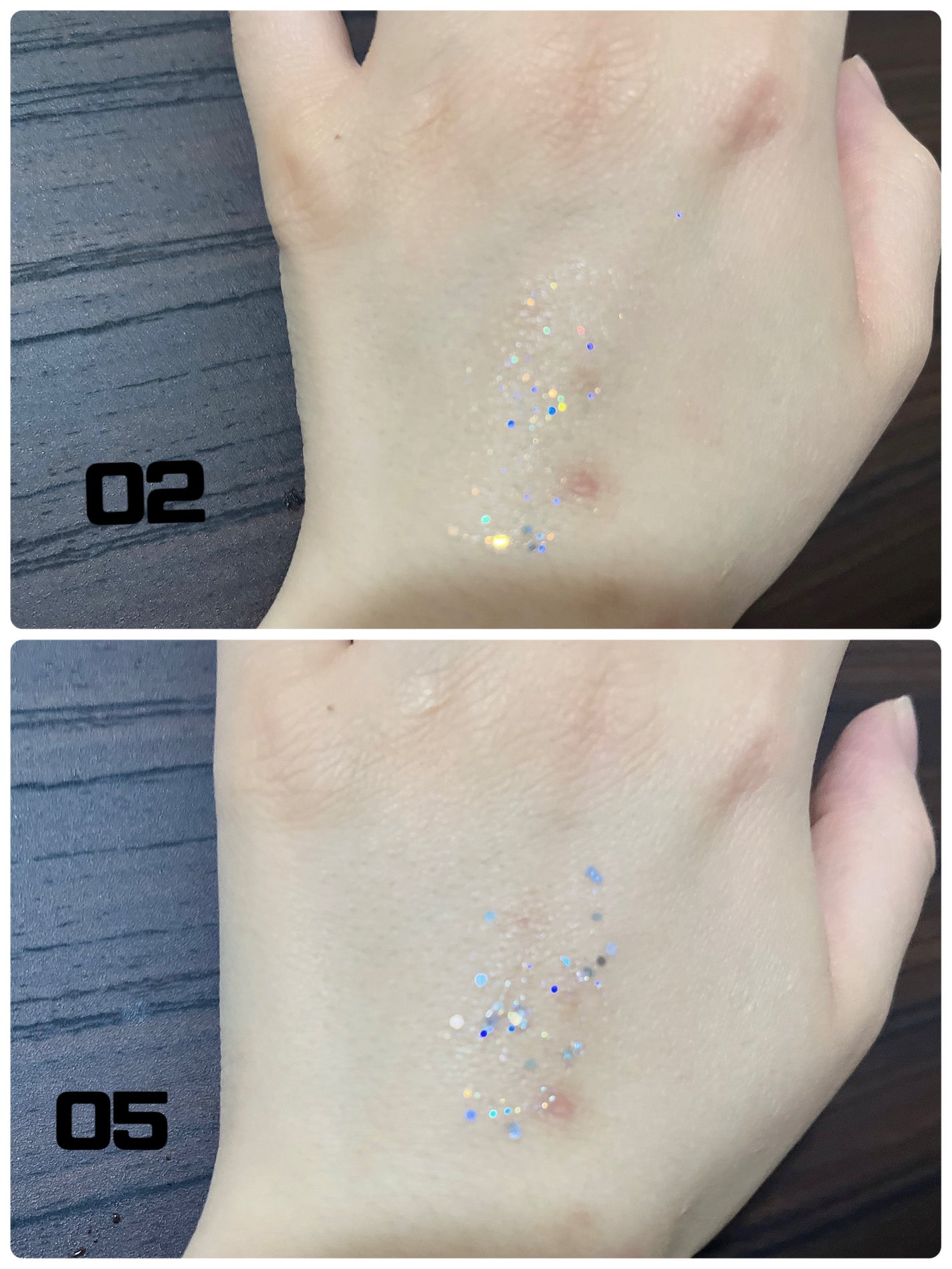 アイスパングルグリッター/HOLIKA HOLIKA/グリッターを使ったクチコミ(2枚目)