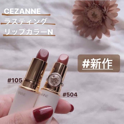 ラスティング リップカラーN/CEZANNE/口紅を使ったクチコミ(1枚目)