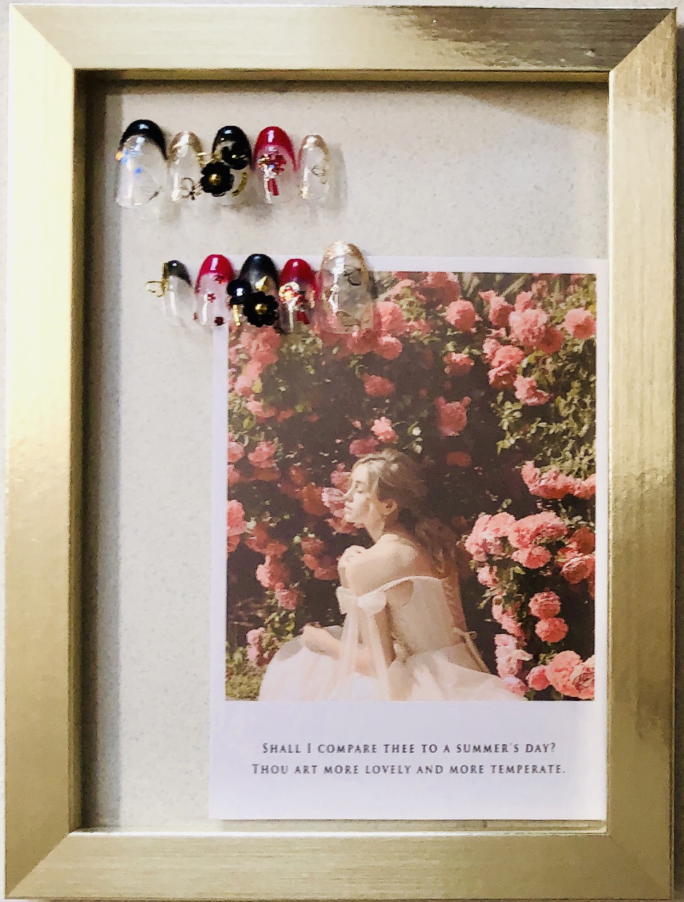 ネイルシール/セリア/ネイルシールを使ったクチコミ（2枚目）