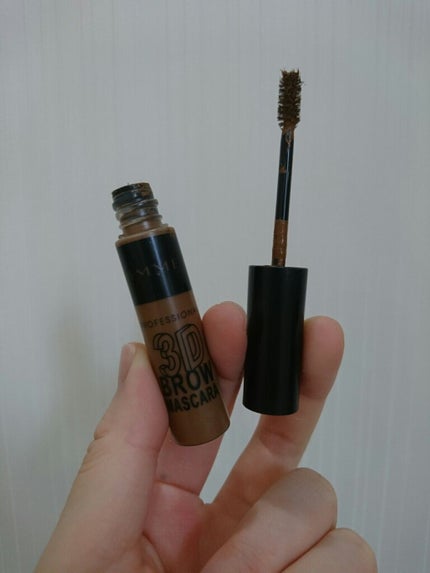 プロフェッショナル 3Dブロウ マスカラ/リンメル ロンドン/眉マスカラを使ったクチコミ(1枚目)