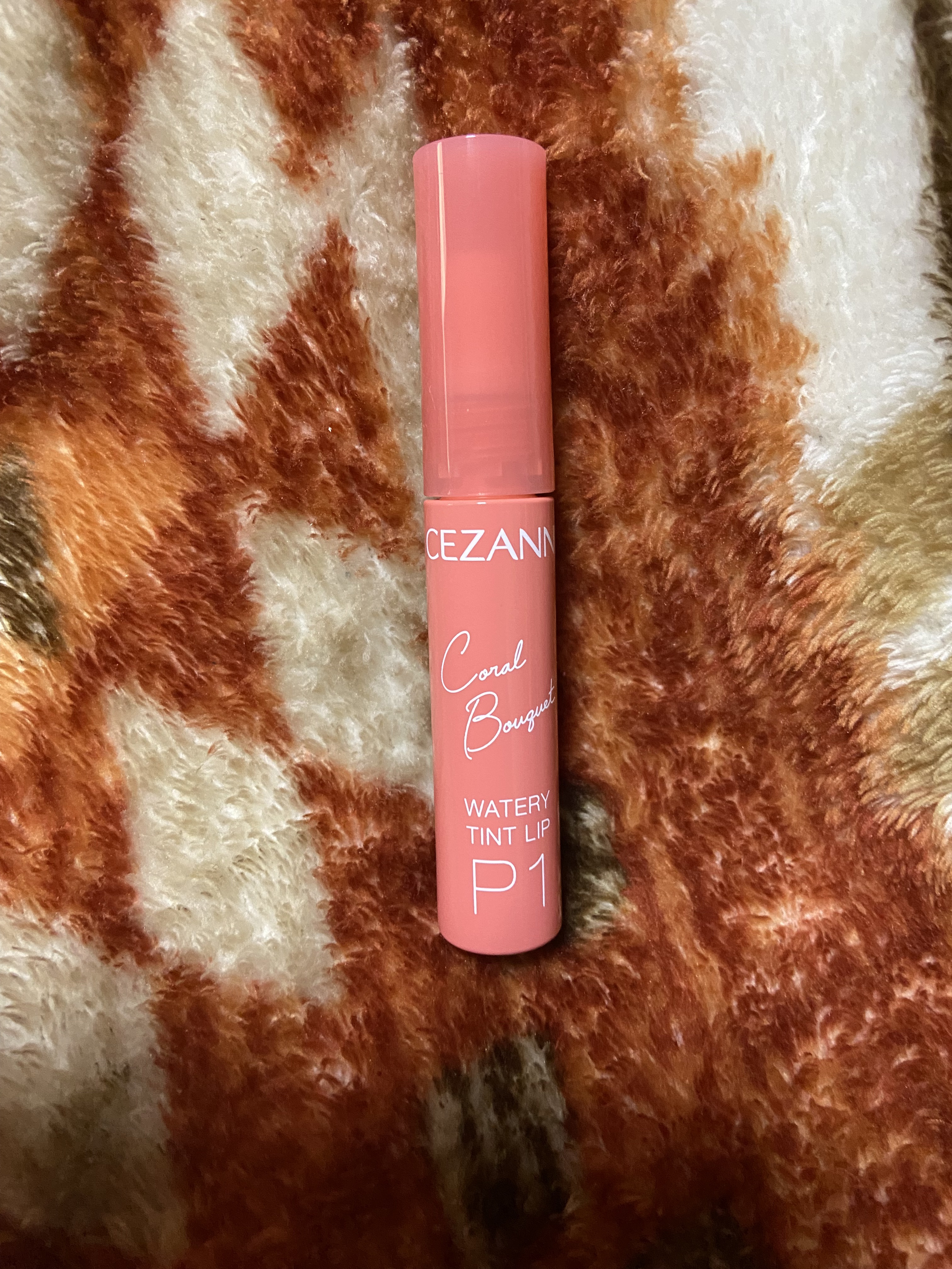 ウォータリーティントリップ P1 コーラルブーケ/CEZANNE/リップティントを使ったクチコミ（2枚目）