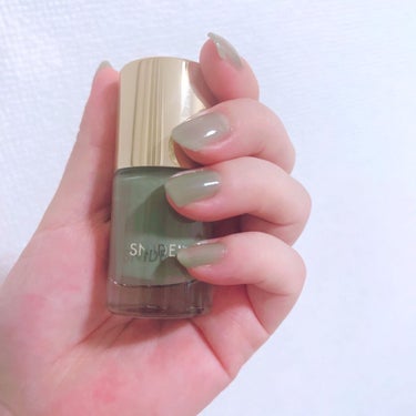 スナイデル グロッシー ポリッシュ EX02 Green Fig/SNIDEL BEAUTY/マニキュアを使ったクチコミ（1枚目）