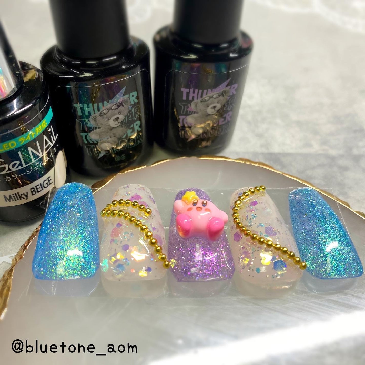 ジェルネイル(ライト対応)/セリア/ジェルネイルを使ったクチコミ(7枚目)