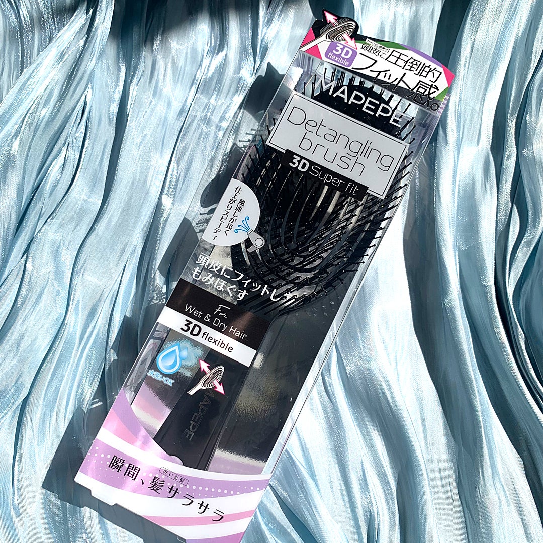 デタングリングブラシ 3Dスーパーフィット/マペペ/ヘアブラシを使ったクチコミ(1枚目)