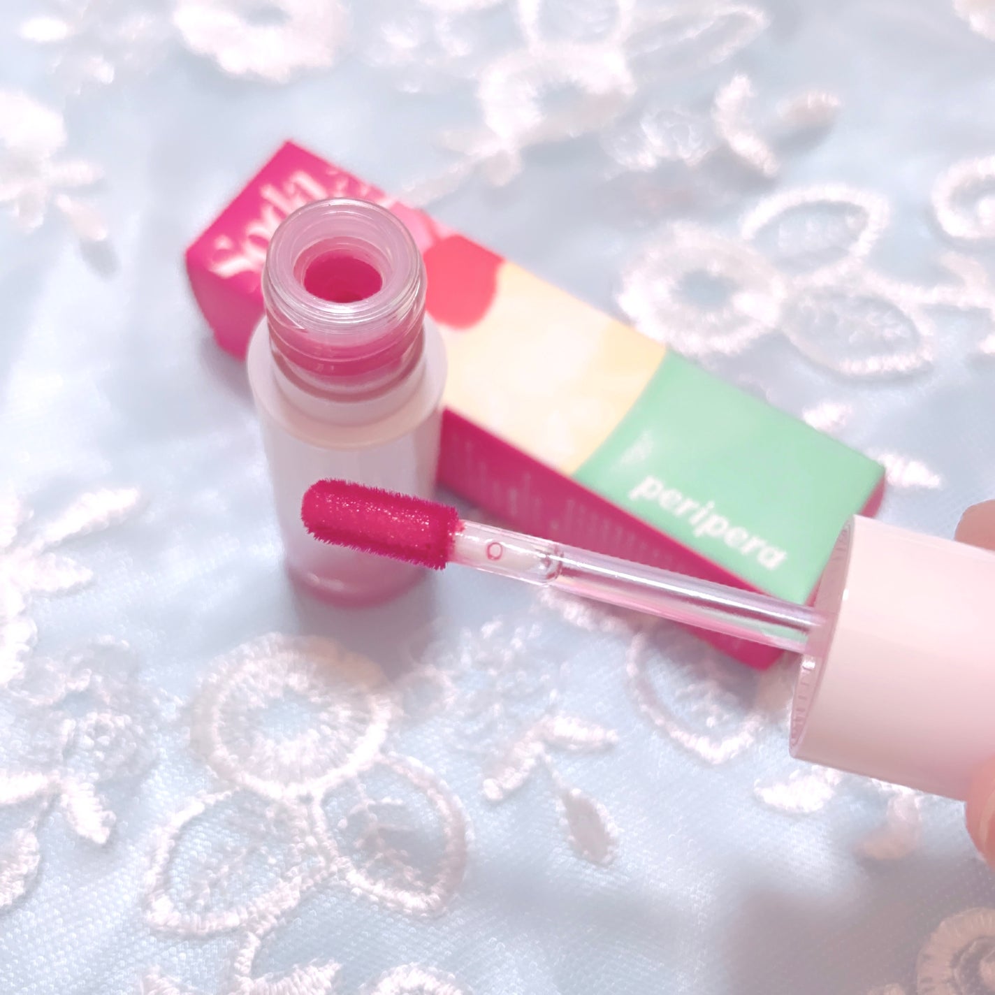 インク ムード グロイ ティント/PERIPERA/リップティントを使ったクチコミ(4枚目)