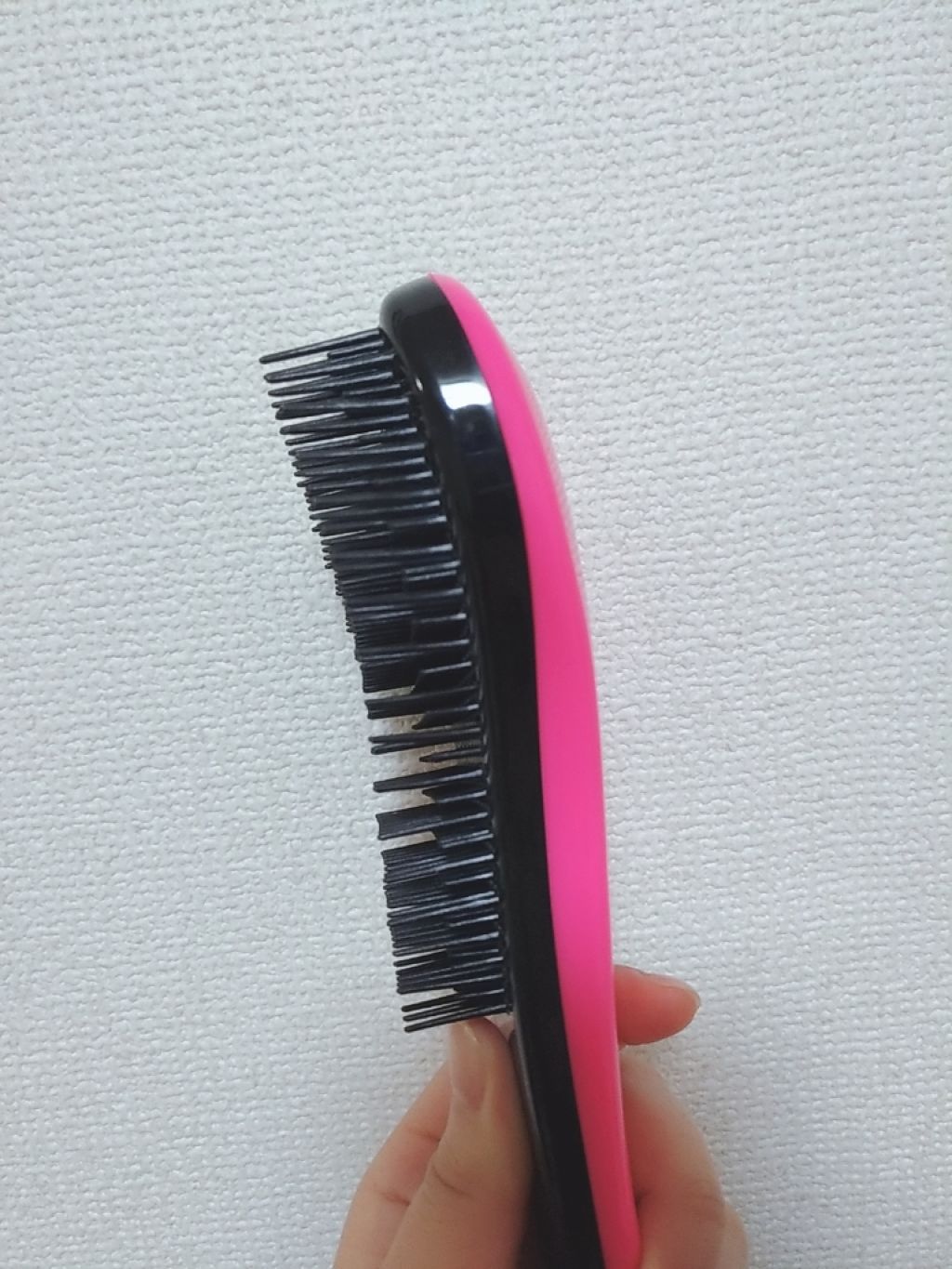 絡みにくい!髪通りなめらか長短2段ヘアブラシ/キャンドゥ/ヘアブラシを使ったクチコミ(2枚目)