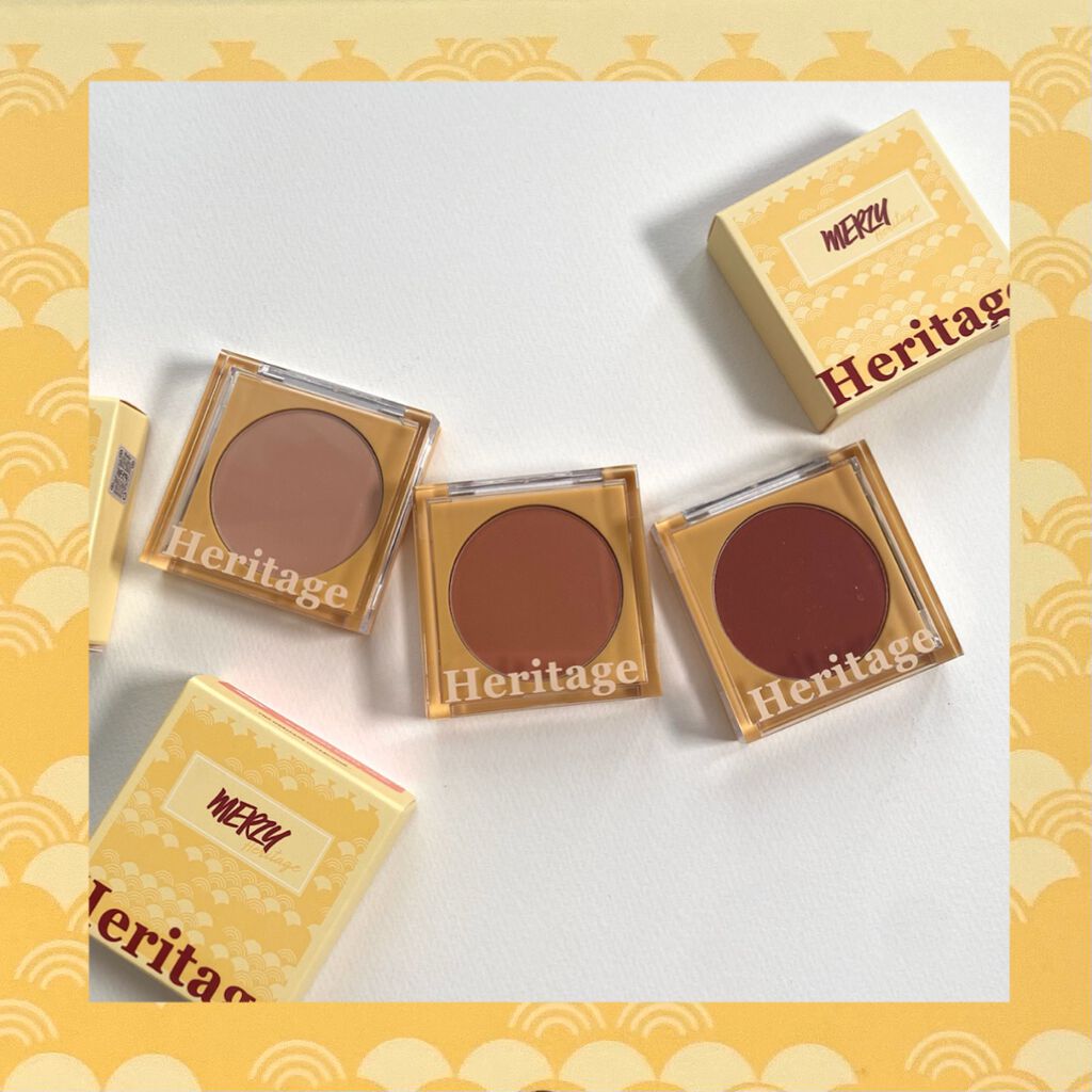 ザ  ヘリテージ  チーク/MERZY/パウダーチークを使ったクチコミ（1枚目）
