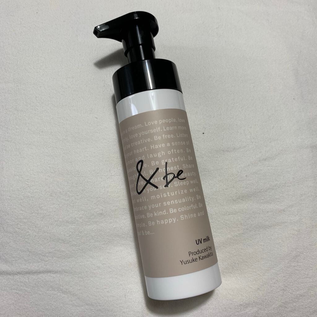 UVミルク/&be/日焼け止め・UVケアを使ったクチコミ(1枚目)
