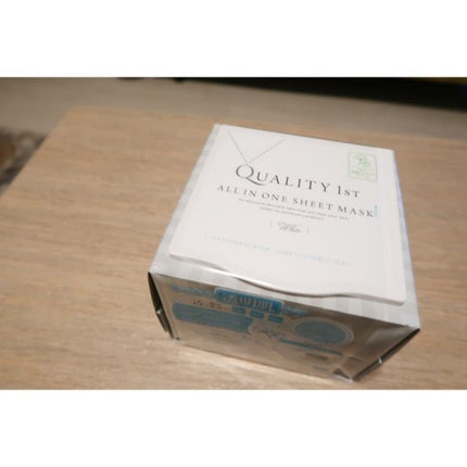 オールインワンシートマスク ホワイトEX/クオリティファースト/シートマスク・パックを使ったクチコミ(1枚目)