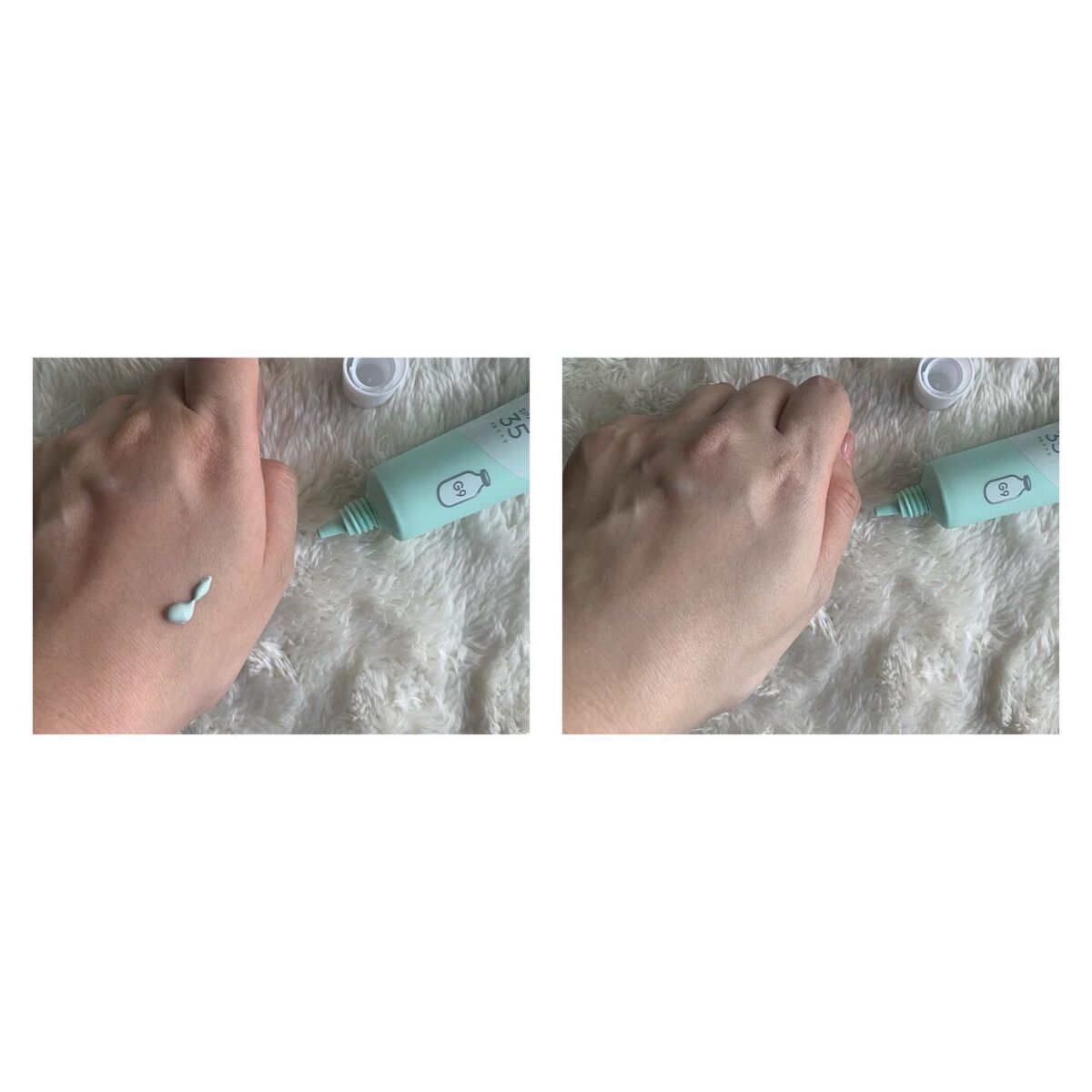 ウユエッセンス UVクリーム/G9SKIN/日焼け止めクリームを使ったクチコミ（2枚目）