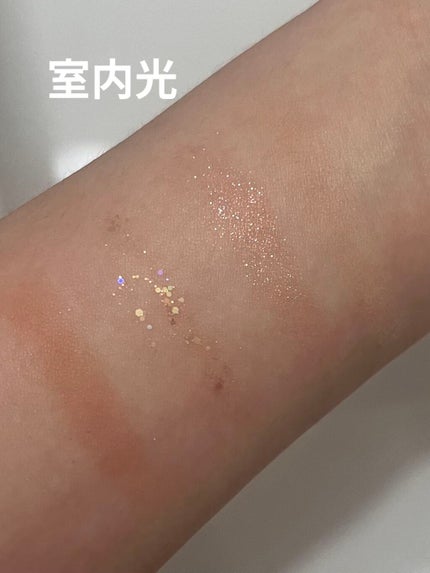 エアリー トゥインクル アイパレット 2021 Green Holidays Edition/innisfree/アイシャドウパレットを使ったクチコミ(7枚目)