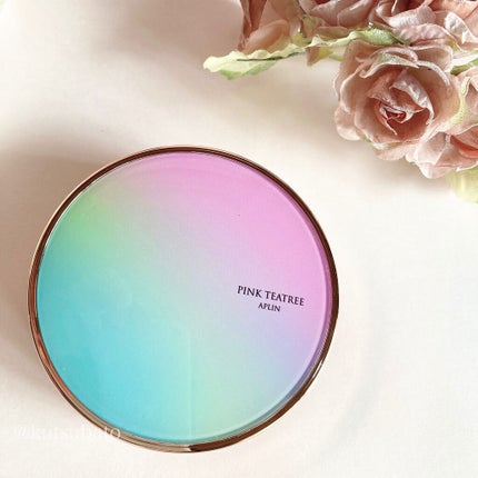 ピンクティーツリーカバークッション/APLIN/クッションファンデーションを使ったクチコミ(1枚目)