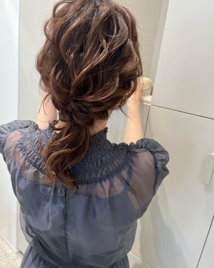 HARUNA on LIPS 「.最近のお客様ヘアセット💕💕..⭐️ヘアセット¥5500〜....」(3枚目)