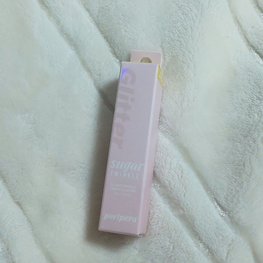 シュガー トゥインクル リキッド グリッター 03 BEAMING SUNNY-LIGHT/PERIPERA/グリッターを使ったクチコミ（1枚目）
