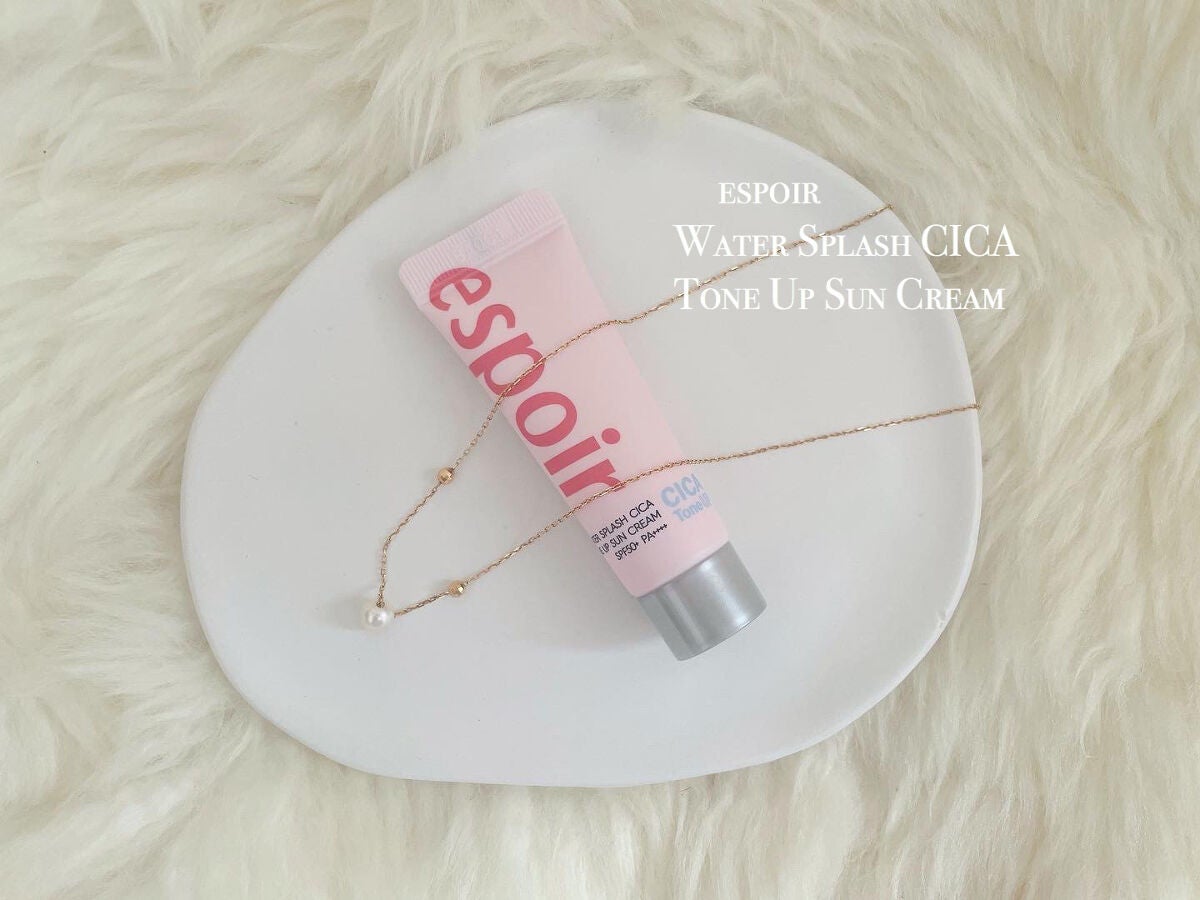 ウォータースプラッシュシカトーンアップクリーム/espoir/化粧下地を使ったクチコミ(1枚目)