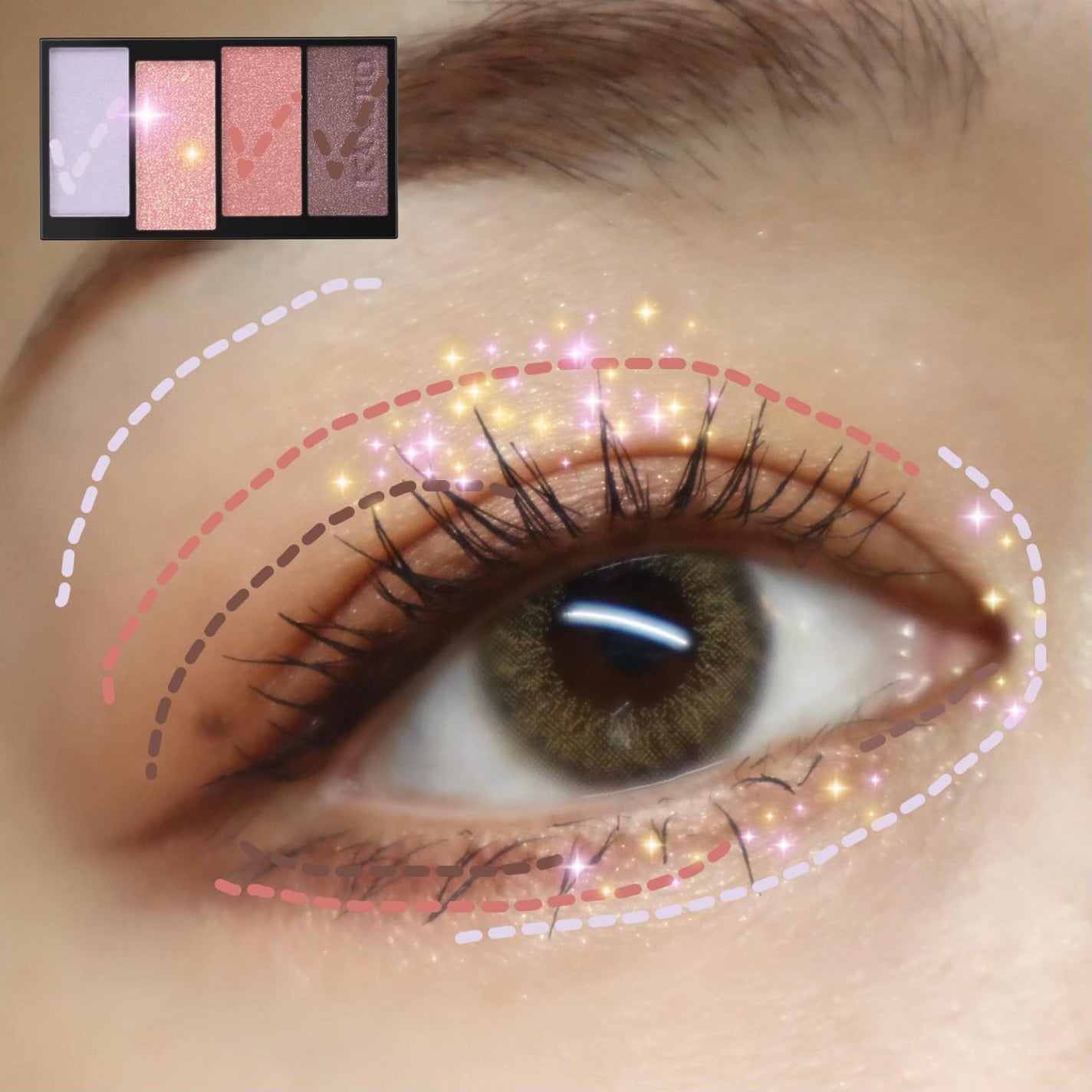 カラードシャドウ/KANEBO/アイシャドウパレットを使ったクチコミ(6枚目)