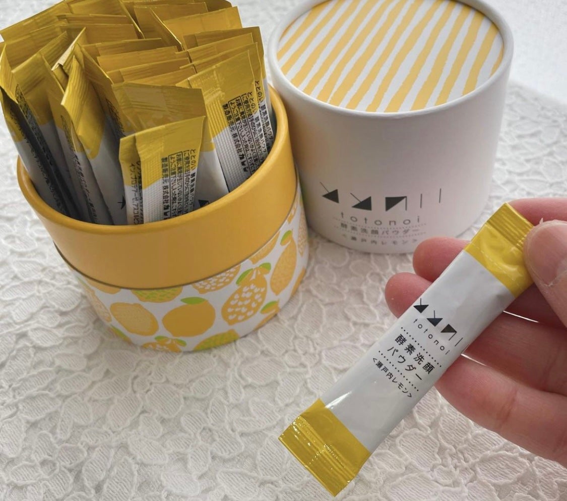 ととのい 酵素洗顔パウダー 瀬戸内レモン/totonoi/洗顔パウダーを使ったクチコミ(1枚目)