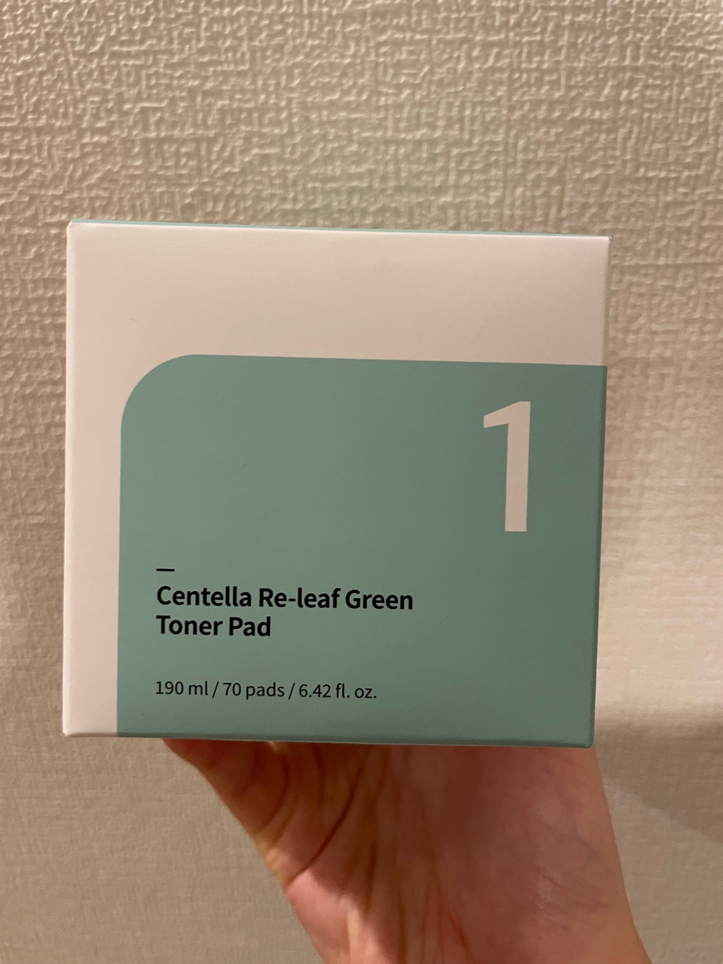 1番 シカ丸ごと水分整肌パッド/numbuzin/トナーパッドを使ったクチコミ(1枚目)