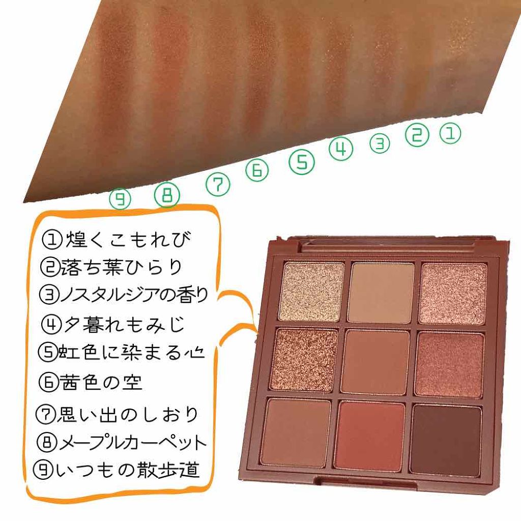 プレイカラーアイシャドウ メープルロード/ETUDE/アイシャドウパレットを使ったクチコミ(2枚目)