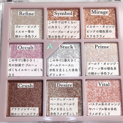 グリッターペディアアイパレット/unleashia/アイシャドウパレットを使ったクチコミ(4枚目)