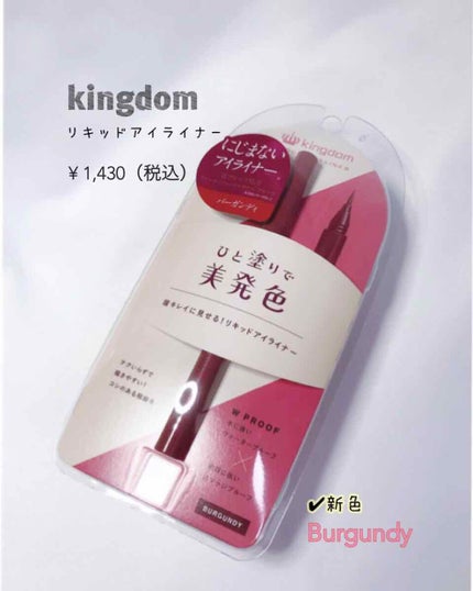 リキッドアイライナーWP /キングダム/リキッドアイライナーを使ったクチコミ(1枚目)