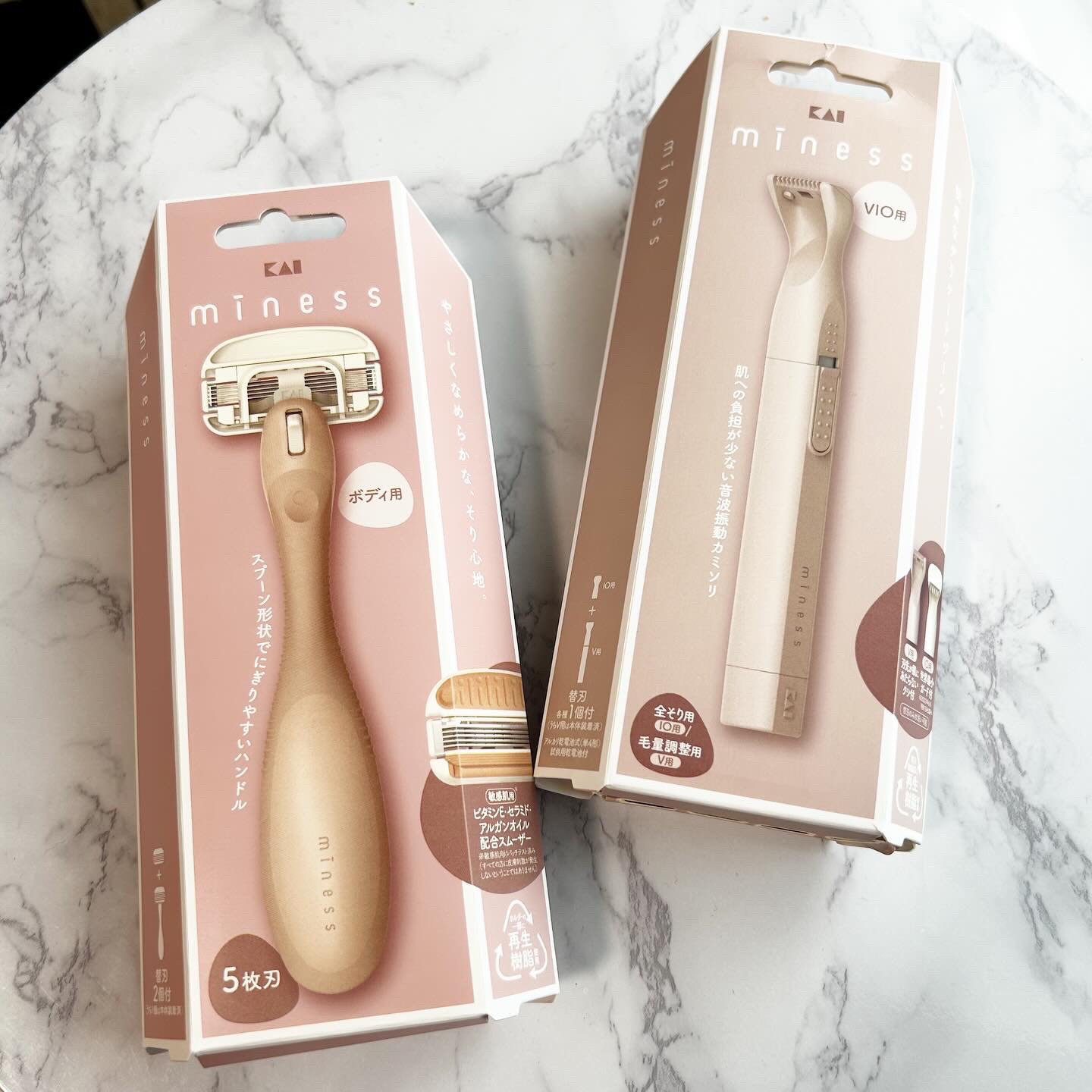 miness ボディ用カミソリ 替刃2個付/貝印/シェーバーを使ったクチコミ（1枚目）