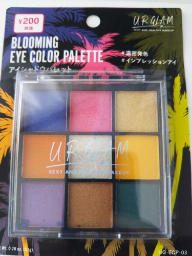 UR GLAM　BLOOMING EYE COLOR PALETTE/U R GLAM/アイシャドウパレットを使ったクチコミ（1枚目）