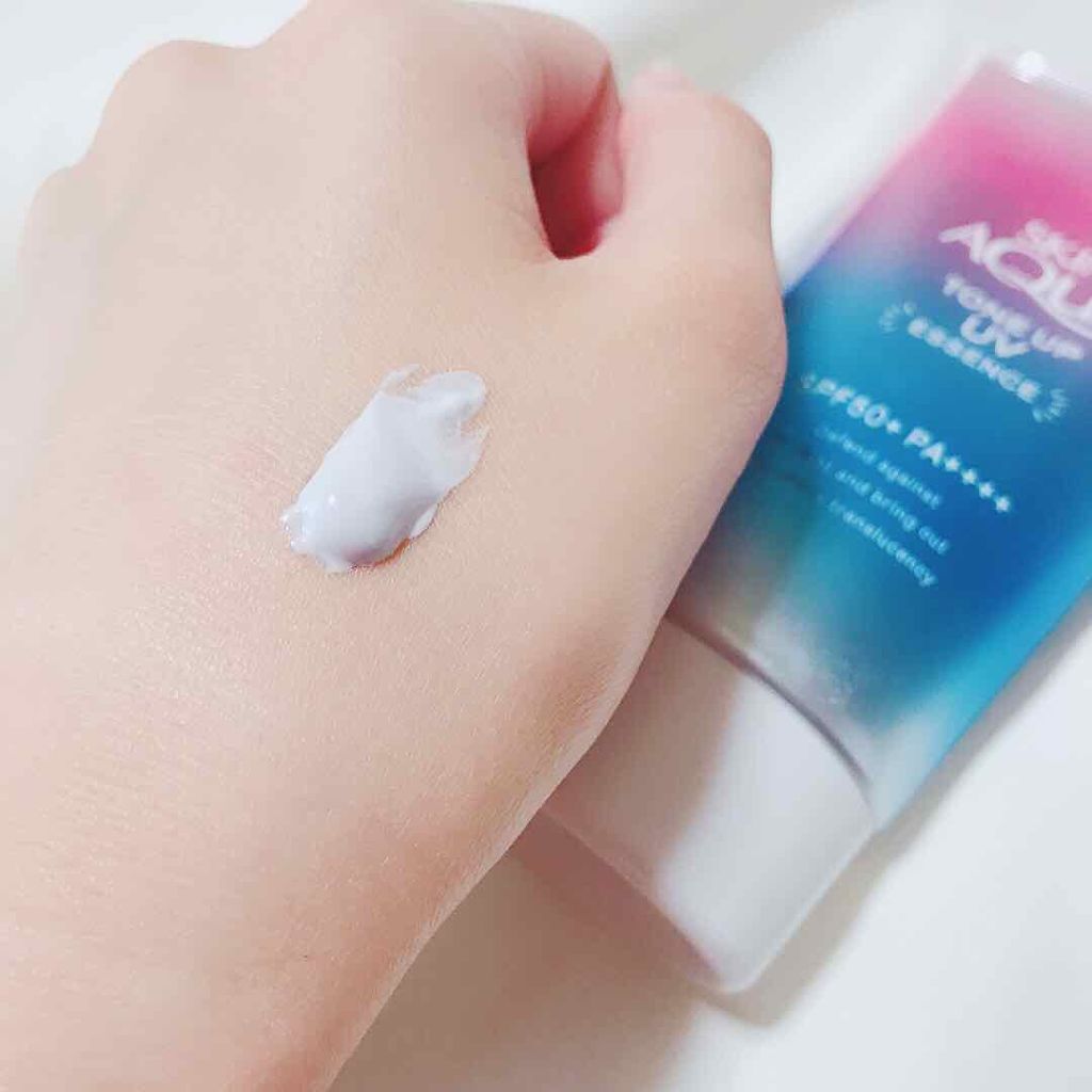 スキンアクア トーンアップUVエッセンス/スキンアクア/日焼け止めクリームを使ったクチコミ(3枚目)