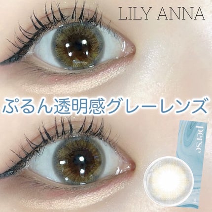 perse 1day エアーグレー/perse/ワンデー(1DAY)カラコンの画像