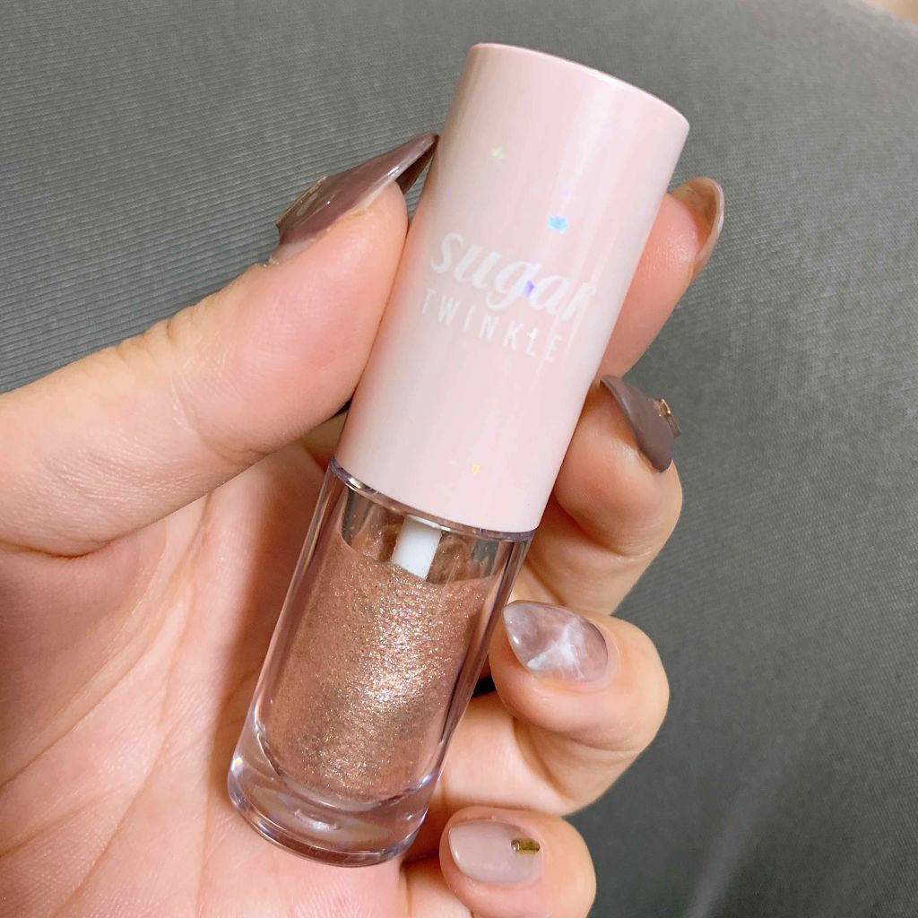 シュガー トゥインクル リキッド シャドウ/PERIPERA/リキッドアイシャドウを使ったクチコミ(1枚目)