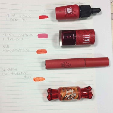 3CE VELVET LIP TINT/3CE/口紅を使ったクチコミ（1枚目）