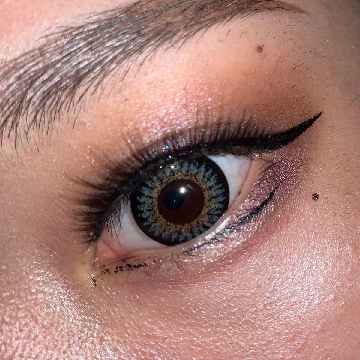 ルックアット マイアイ カフェ/ETUDE/単色アイシャドウを使ったクチコミ(3枚目)