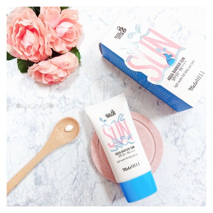 メロメリ アクア バリアサン/meloMELI/日焼け止めクリームを使ったクチコミ(1枚目)