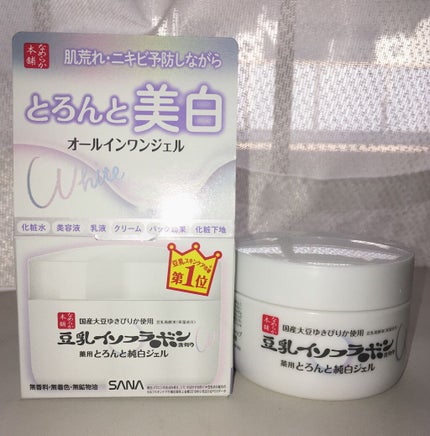 とろんと濃ジェル 薬用美白 N/なめらか本舗/オールインワン化粧品を使ったクチコミ(1枚目)