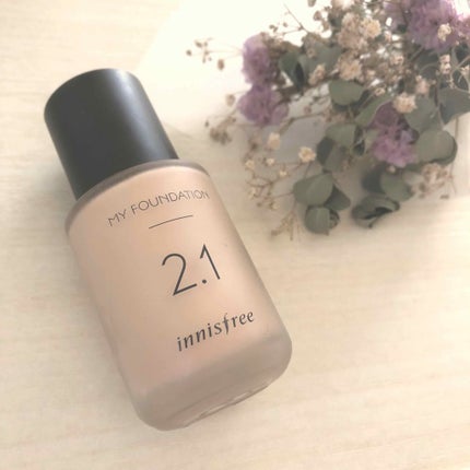 マイファンデーション/innisfree/リキッドファンデーションを使ったクチコミ(1枚目)