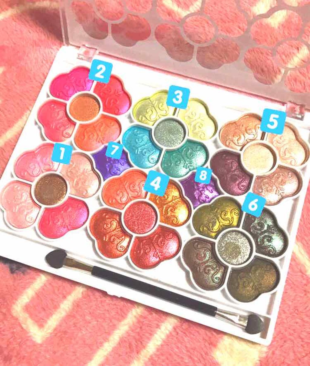 アイカラーパレット/ティアラガール/アイシャドウパレットを使ったクチコミ(2枚目)