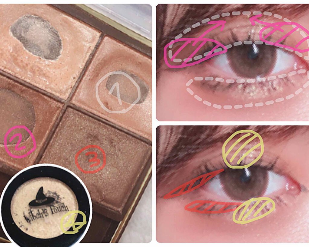 セルフィーフィックスピグメント/Witch's Pouch/単色アイシャドウを使ったクチコミ（3枚目）